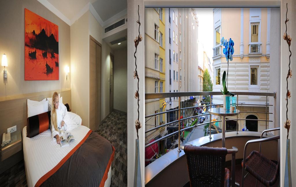 Sv Business Hotel Taksim Istanbul Exterior foto